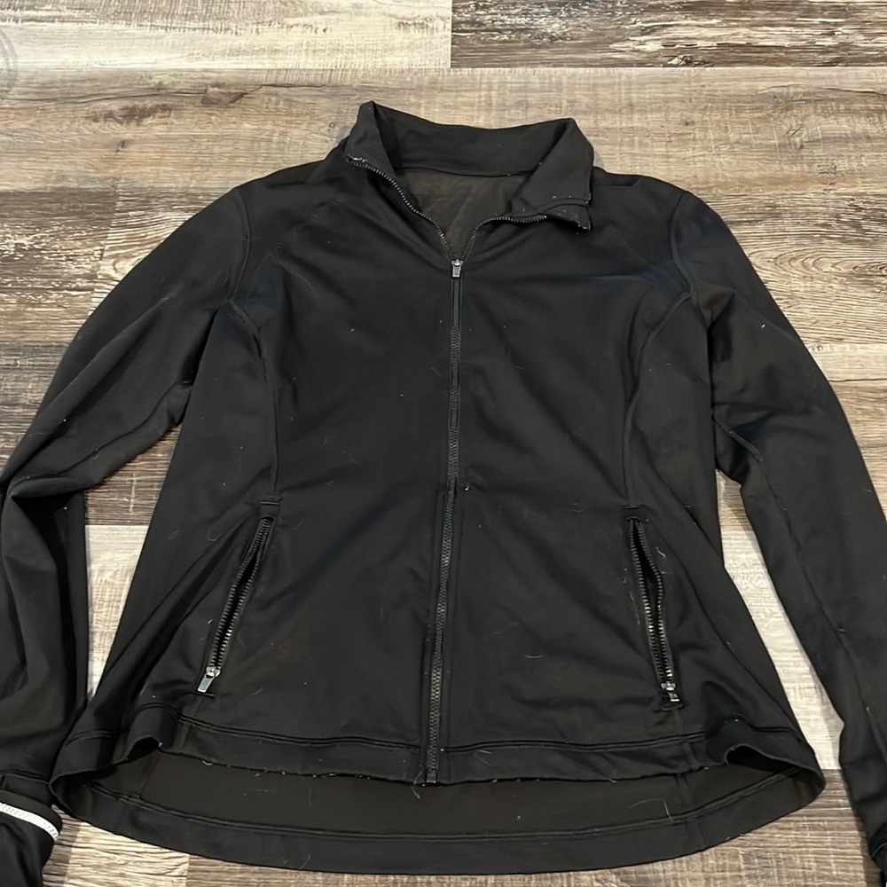 Black great running zip up! Amazing condition!